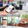 Bluetooth 4.0 Smart positioning anti-loss device Mobile pet wallet key chain smart finder-Black